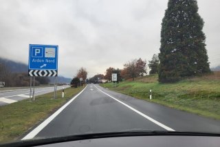 L'aire de repos d'Ardon sur l'autoroute A9